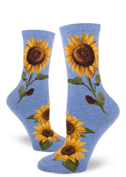 Women's Sunflower Crew (Heather Cornflower)