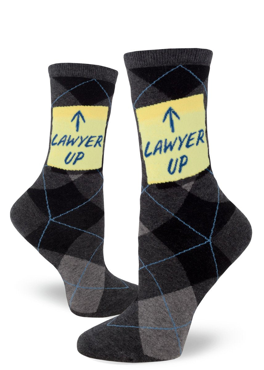 Women's Lawyer Up Crew (Heather Charcoal)