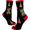 ZZNB-11/24_Women's Merry Crustmas Crew (Black)