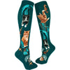 Women's Purrmaids Knee High (Deep Teal)