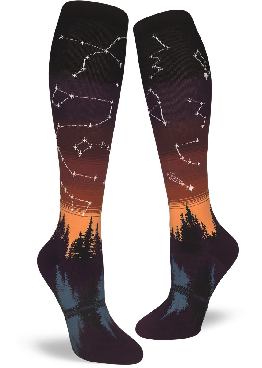 Women's Constellations Knee High (Afterglow)
