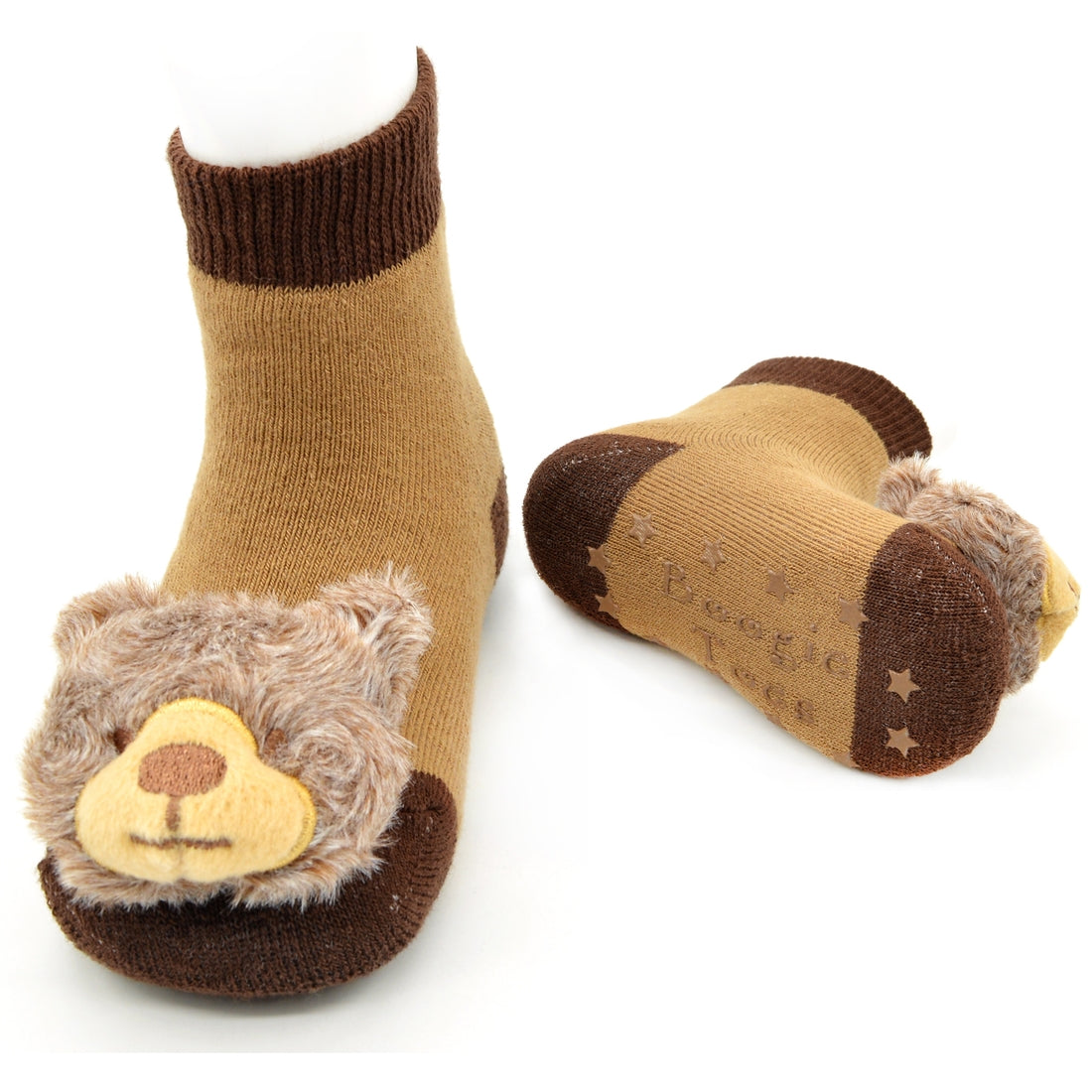 Kid's Grizzly Bear Boogie Toes Rattle Crew