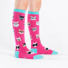 OOS-Kid's Smarty Cats Knee High