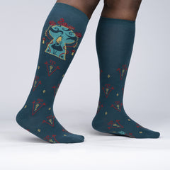 ZZNB_Women's Stretch-It Alice In Wonderland Knee High