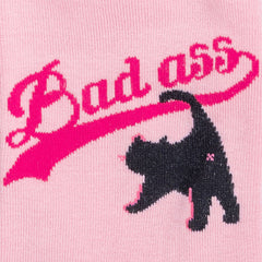 Women's Bad Ass Cat Crew