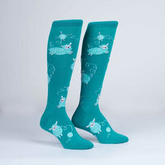 ZZNBB_Women's Wool Ewe Be Mine? Knee High