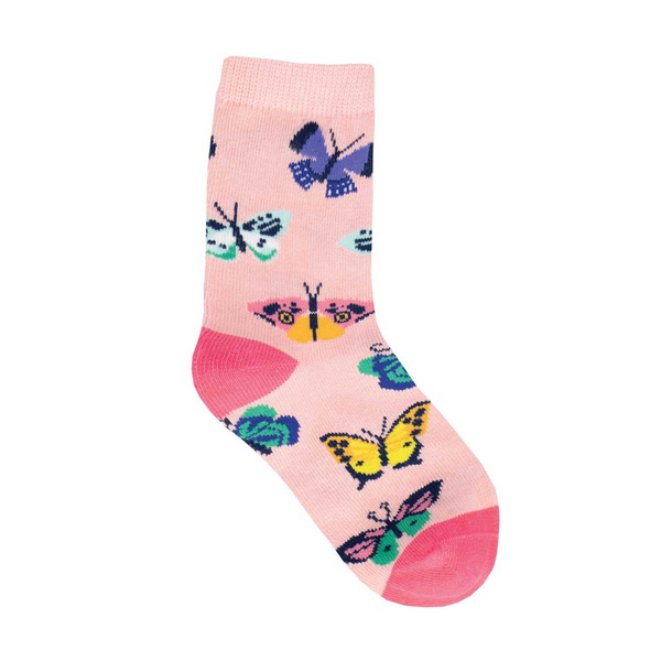 Kid's Butterfly Migration Crew (Pink)