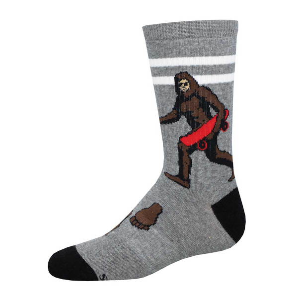 OOS-2/1_Kid's Skate or Squatch Crew (Gray Heather)