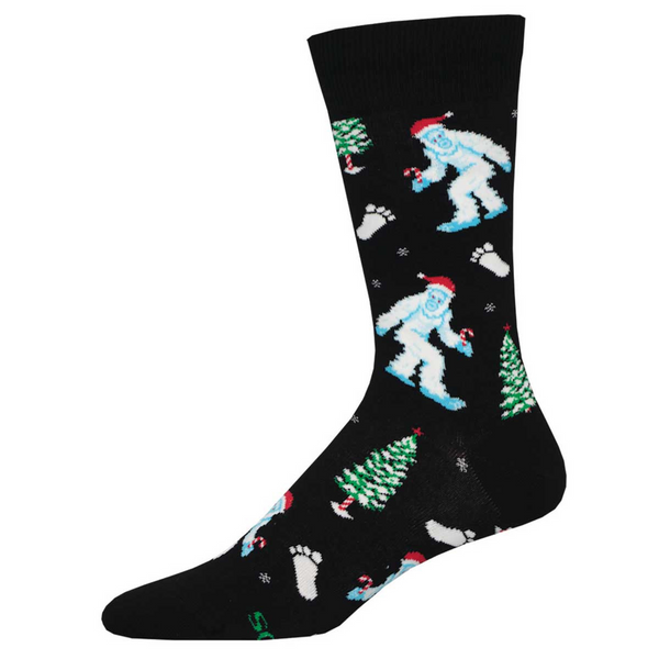 OOS_Men's Is It Christmas Yeti Crew (Black)