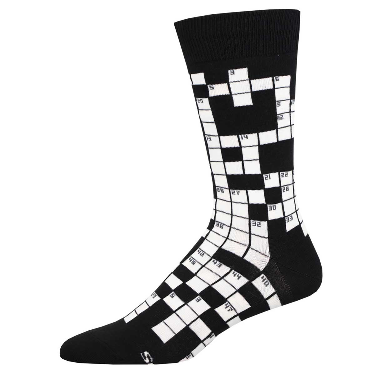 Men's Sunday Crossword Crew (Black)