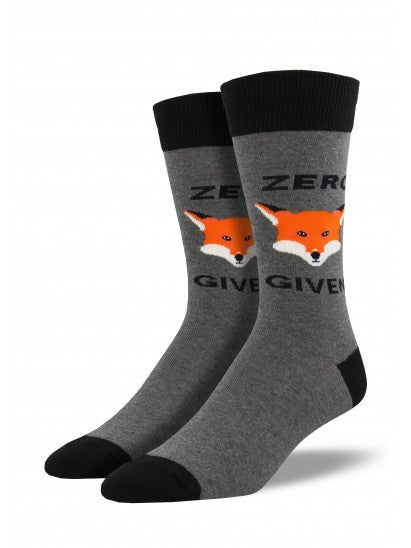 Men's Zero "Fox" Given Crew (Heather Gray)