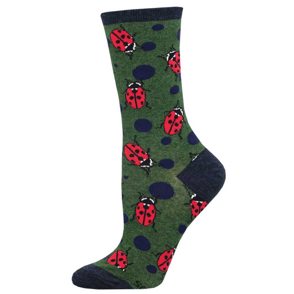 Women's Ladybugs Crew (Green Heather)