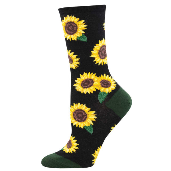 Women's More Blooming Crew (Black)