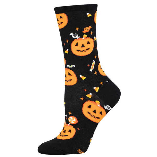 OOS_Women's Trick or Treat Crew (Black)