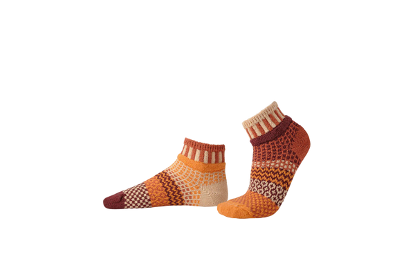Quarter Ankle Pumpkin Pie Socks