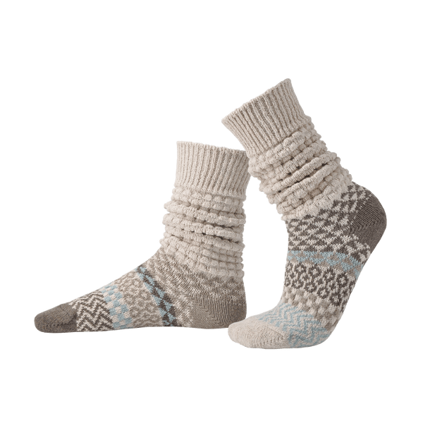Fusion Slouch Crew Socks - Seashell