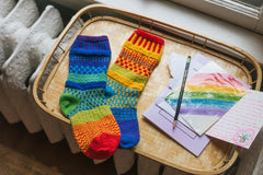 Crew Rainbow Socks